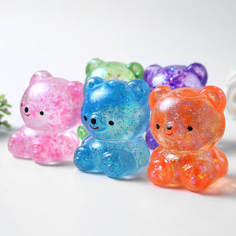 Squishies de espuma, urso de celebridades da Internet, bola de maltose, pó dourado, animal, pato, descompressão, bola de ventilação, brinquedo de descompressão, rebote lento_voghion.com
