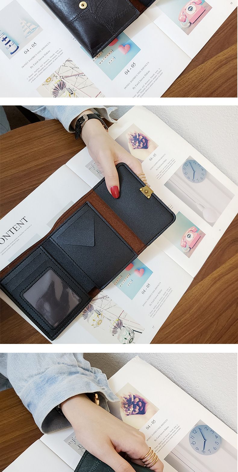 Portafoglio da donna semplice con motivo a cane carino, portafoglio corto da donna, sconto del 30%, piccolo portafoglio da donna, borsa portamonete, borsa porta carte, portafoglio di tendenza_voghion.com