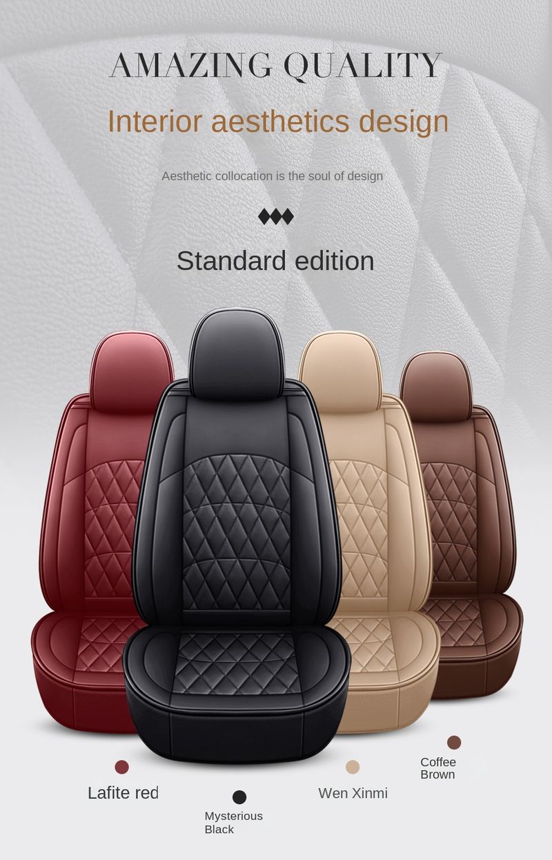 Housse de siège universelle pour Série 1 E81 E87 E88 F20 F21 F40 F52, accessoires de voiture, détails intérieurs, protection de siège_voghion.com