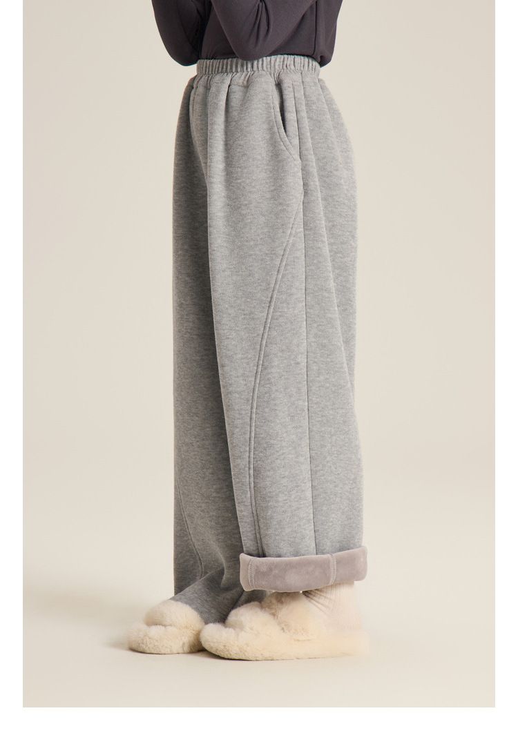Pantaloni a gamba larga per bambini, casual, versatili, mini, spessi, per genitori e bambini_voghion.com