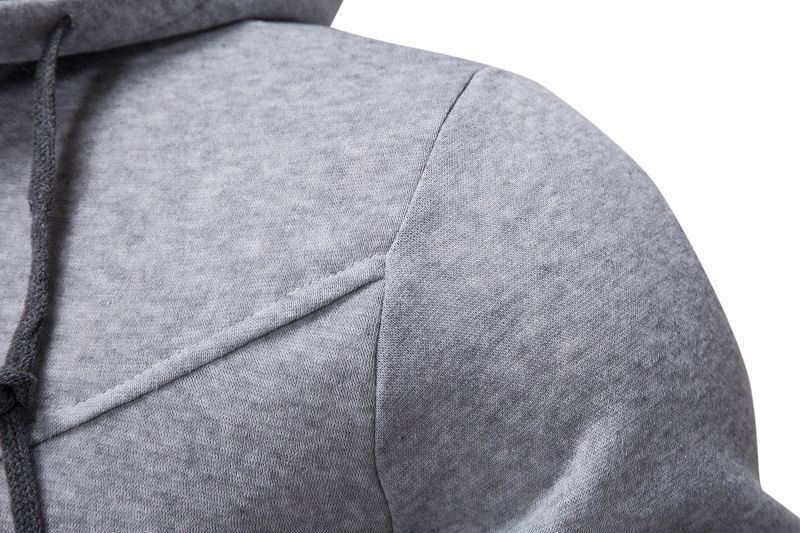 Fashion Casual F Ake Zweiteiliger Slim Fit Color-Block Kapuzen-Cardigan-Sweatshirt Neuer Herrenstil_voghion.com