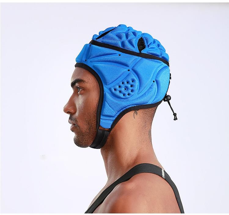 Anti-Collision Sports Head Protection Hat Baseball Football Hockey EVA Goalkeeper Gear Protective Helmet_voghion.com