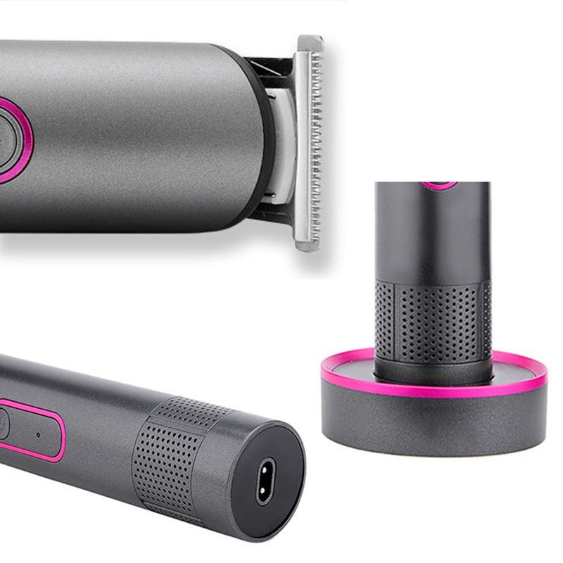 Ruixingst, cortadora de pelo recargable de gran potencia, cuchilla de acero inoxidable, carga USB, cortadora de pelo eléctrica inalámbrica, Kit de aseo_voghion.com