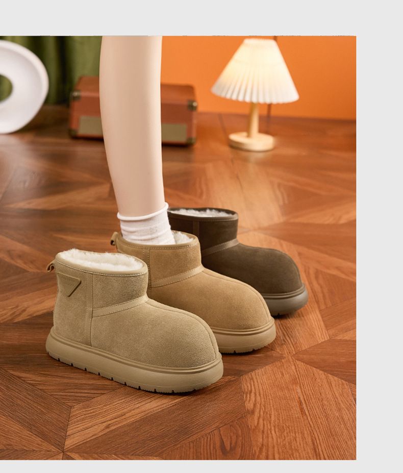 Schnee für Frauen im Winter 2024, neues Modell warme Zwischensohle dicke Baumwollstiefel mit zusätzlichem Fleece, rutschfest und vielseitig_voghion.com