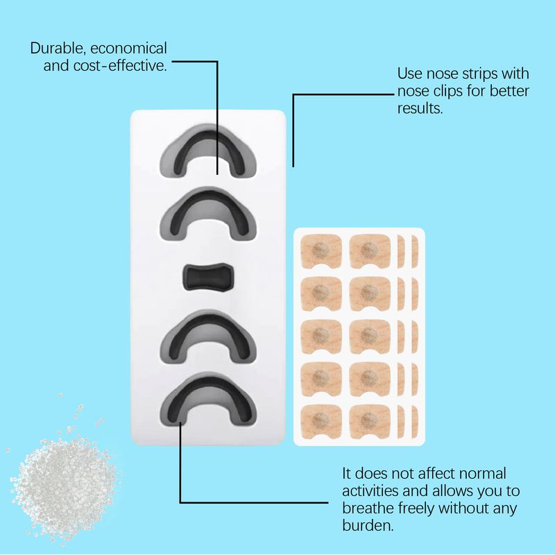 XIMONTH Anti Snurk Kit Milde Ingrediënten Voor Neusverzorging, Anti Snurken en Comfortabele Nachtrust_voghion.com