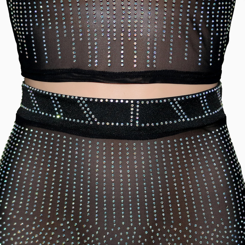 Women's Clothing Ball Gown Evening Dress Elegant Sexy Hot Diamond Skirt Suit_voghion.com