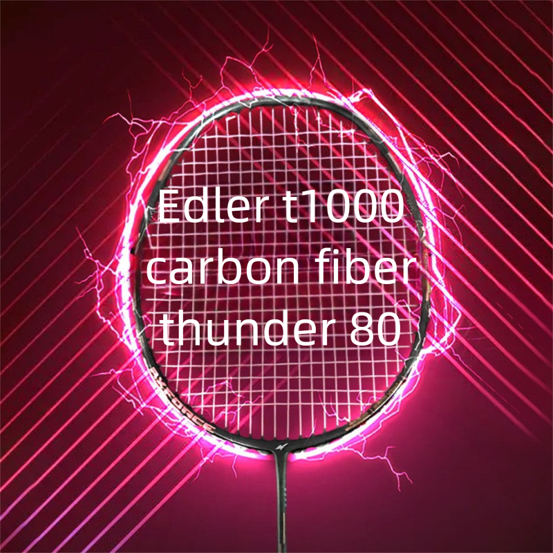 Heißes Modell 80 Feder Hohe Pfund Gewalttätiger Angriff Donner Einzelner Carbonfaser-Profi-Wettkampftrainingsschläger_voghion.com