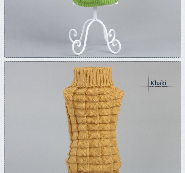 Tridimensional alta elasticidade sólida cor cão camisola teddy roupas para cães pet cat roupas para cães atacado camisola_voghion.com
