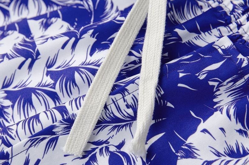 Men's Clothing Floral Short Sleeved Shirt Suits Summer Two Piece Suits_voghion.com