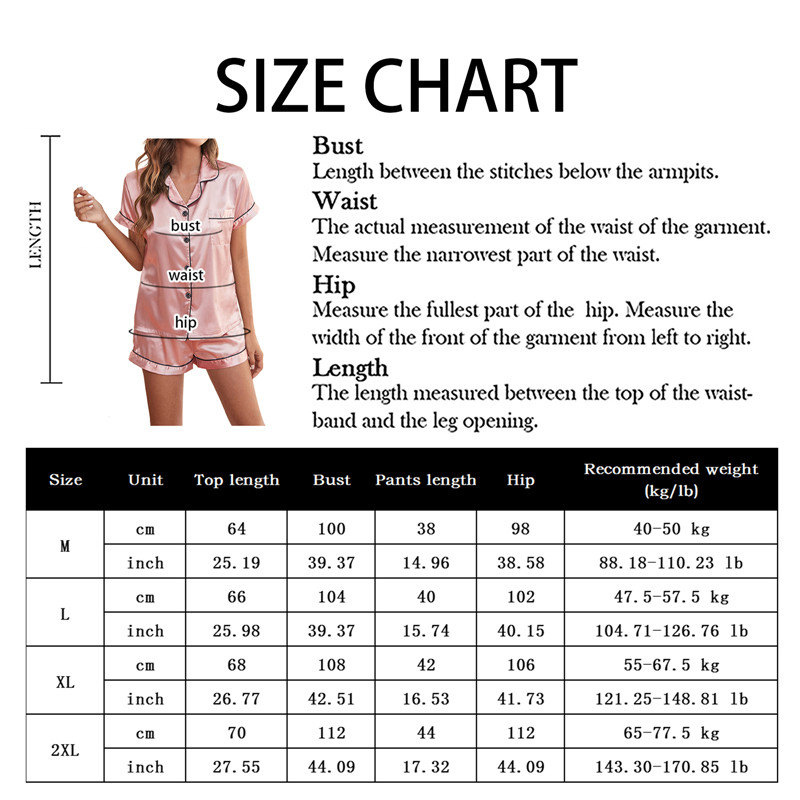 Pama Set Women's Striped Silky Satin Pamas Short Sleeve Top with Shorts Sleepwear PJ Set Underwear 2023 New S-2XL_voghion.com