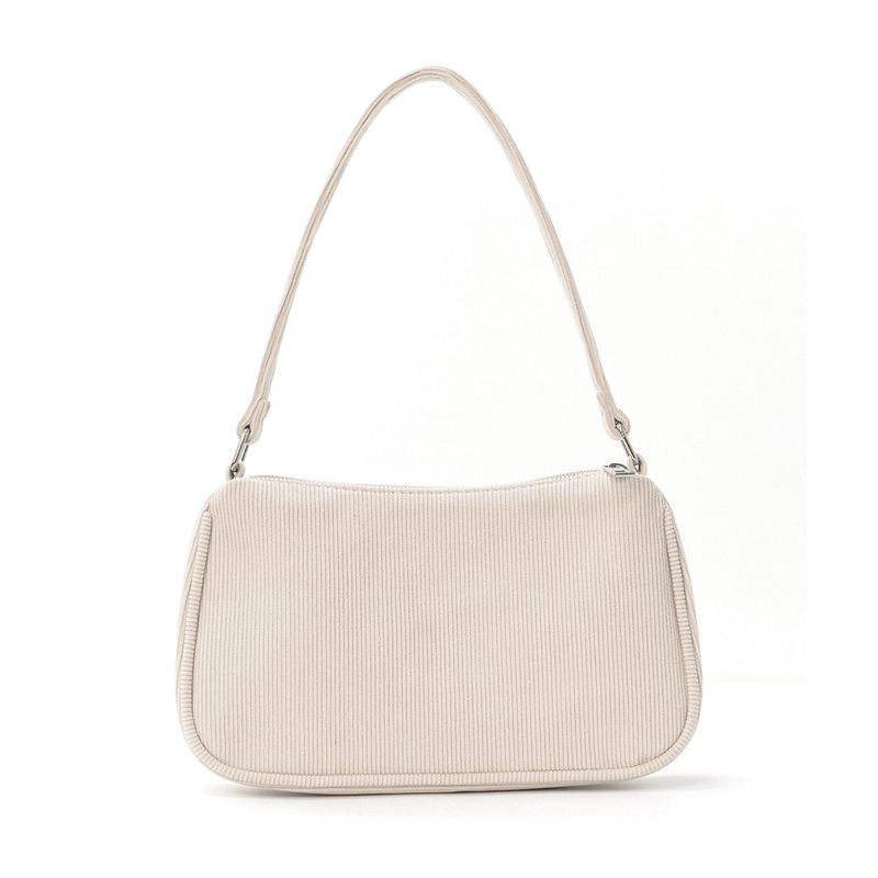 Borsa a tracolla singola in velluto a coste, versatile, alla moda, casual, di alta qualità, da portare sotto le ascelle, per donna_voghion.com
