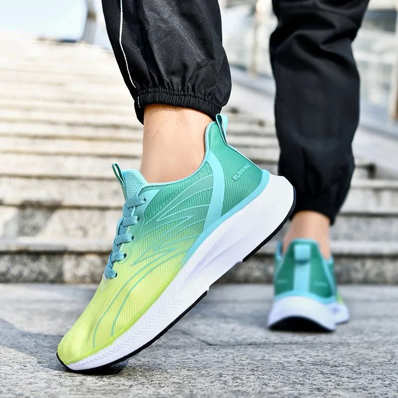 Scarpe da corsa da uomo, da jogging e traspiranti, con suola morbida, in mesh, con design personalizzato e di ultima generazione._voghion.com