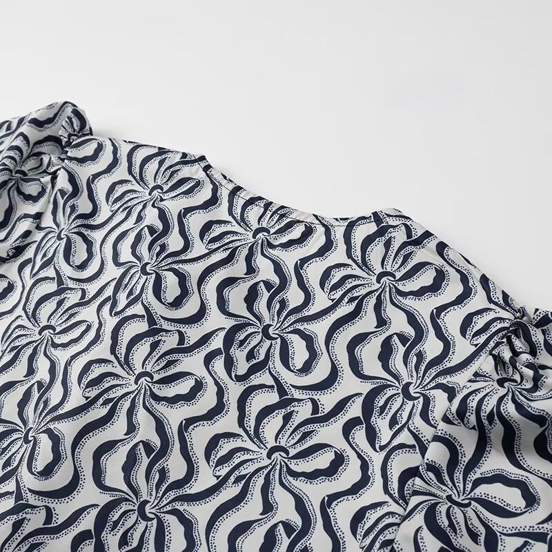 2025 Frühjahr Neue Damenmode Leopard Print Kurzarm Shirt_voghion.com