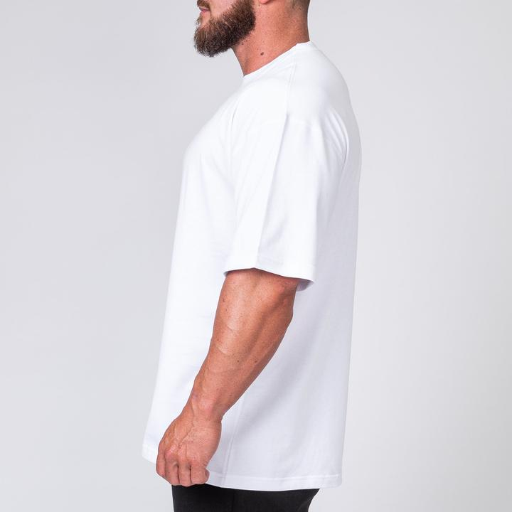 Muscle Fitness Brother Men's Summer Sports Running Loose Smooth Plate Solid Oversize Short sleeveless T-shirt_voghion.com