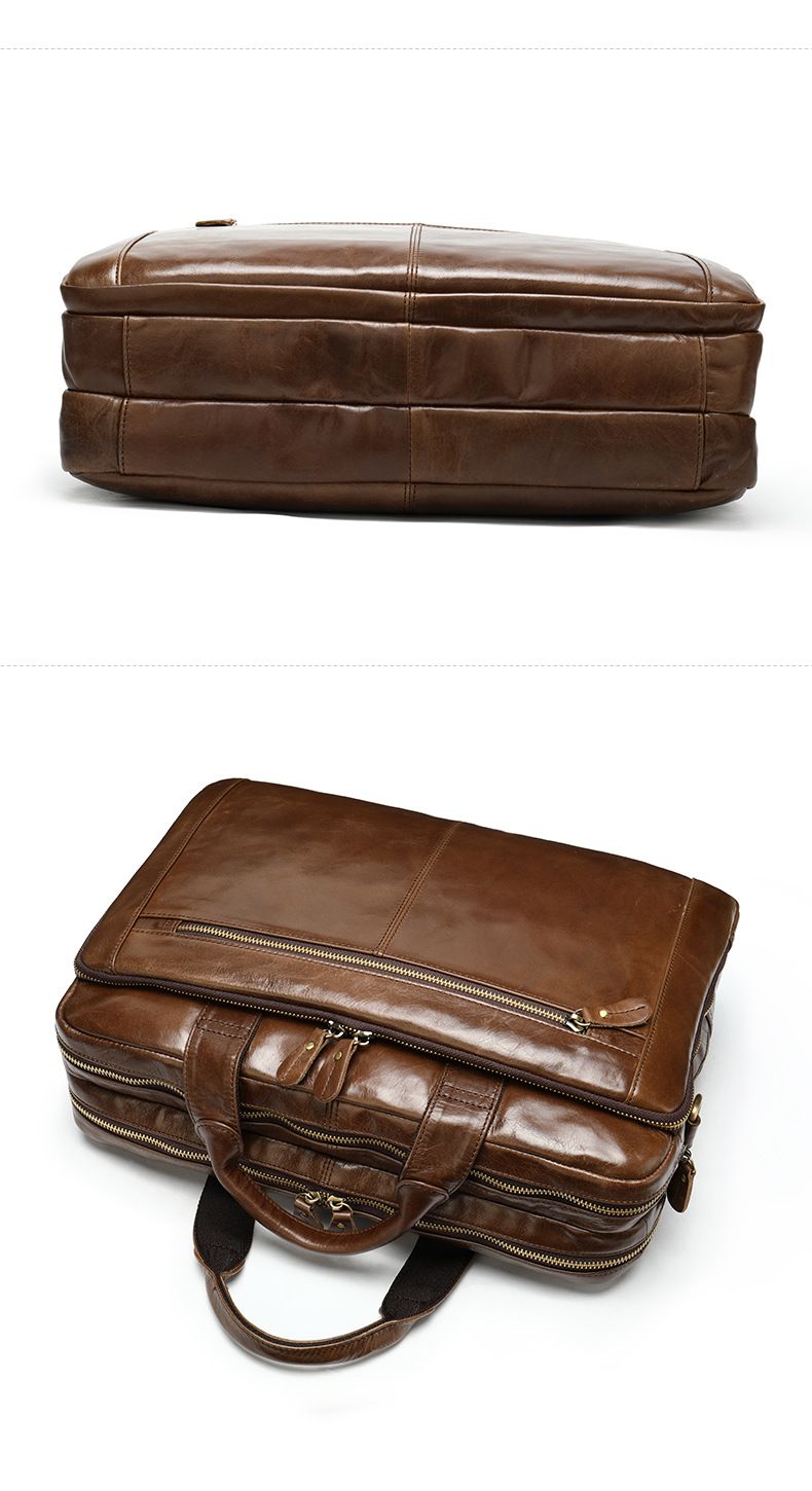 Borse da lavoro in pelle vintage, borsa a tracolla in pelle da uomo, borsa per computer da uomo_voghion.com