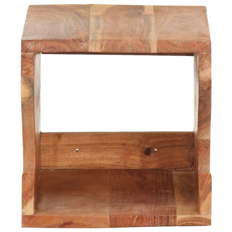Wall Mounted Bicycle Rack 13.8"x9.8"x9.8" Solid Acacia Wood_voghion.com