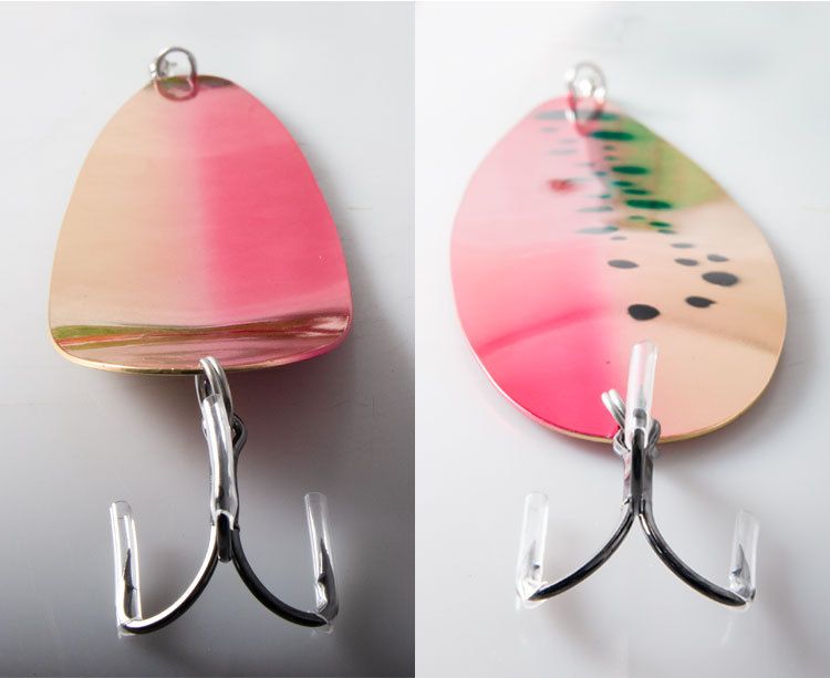 New 11" Sequin Metal Vibrating Fish Bait Striped Bass Fishing Spoon Lure_voghion.com