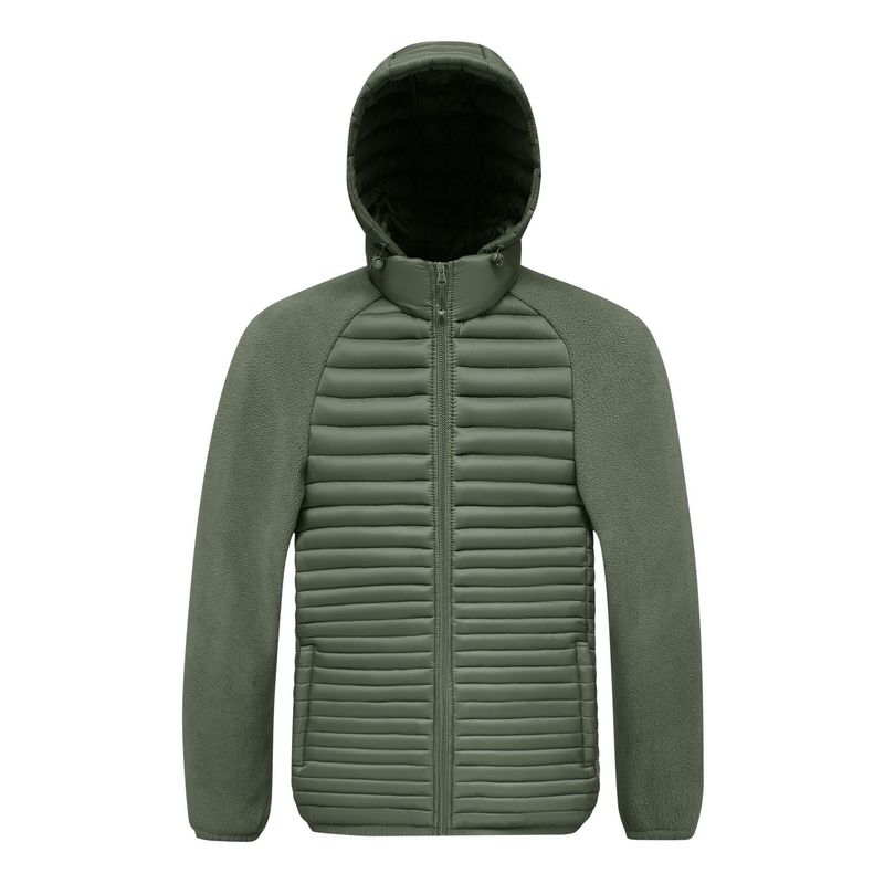 Rib Suit Padded Coat Herren Abnehmbarer Hut Verdickte Padded Jacket Freizeitjacke_voghion.com