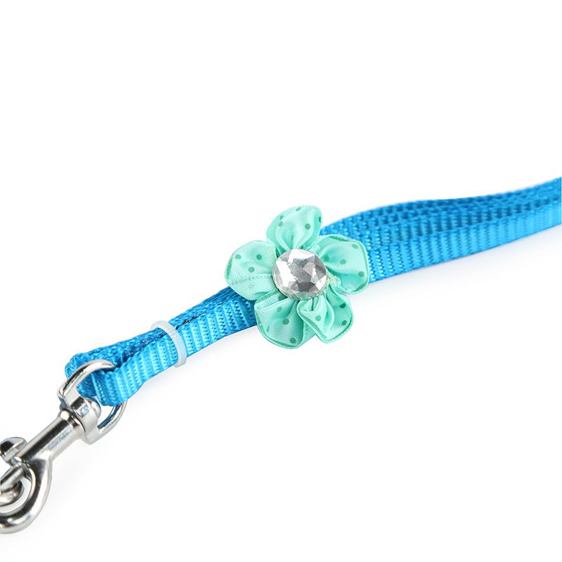 Puppy Diamond Patroon Multi-Kleur Nylon Lijn Borsttuig Kat Hond Ketting_voghion.com