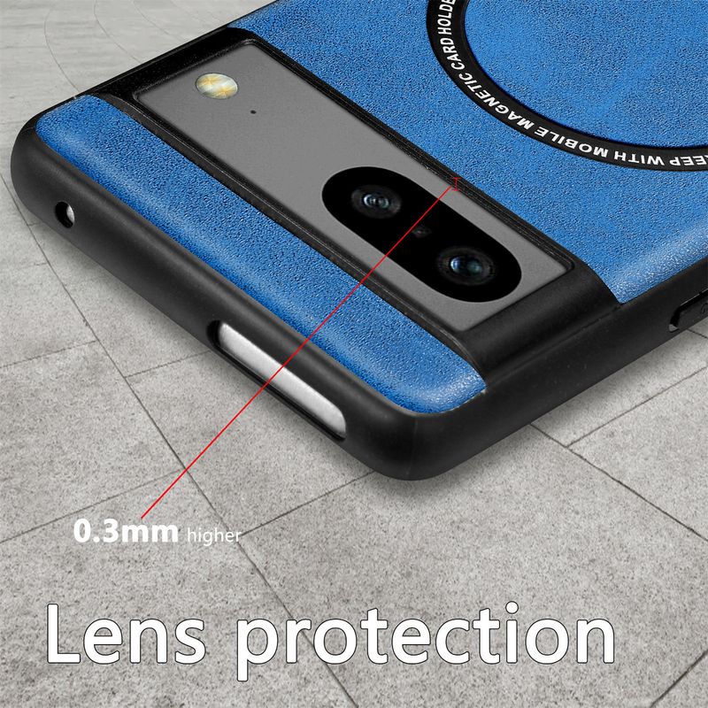 Applicable to Google Pixel8A mobile phone case all-inclusive solid color car magnetic Google Pixel7 Pro case_voghion.com