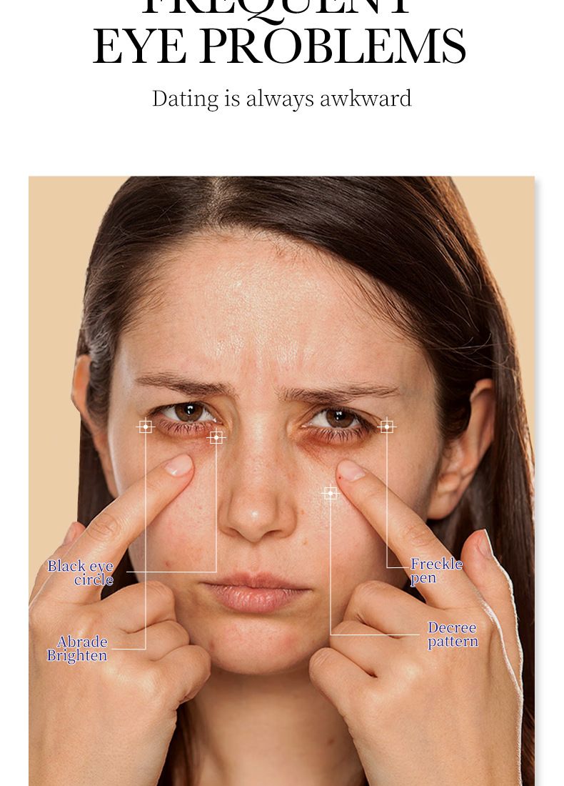 SADOER Collagen Anti-Wrinkle Eye Cream 20g Light Fine Lines Firming Removing Puffiness Dark Circles_voghion.com