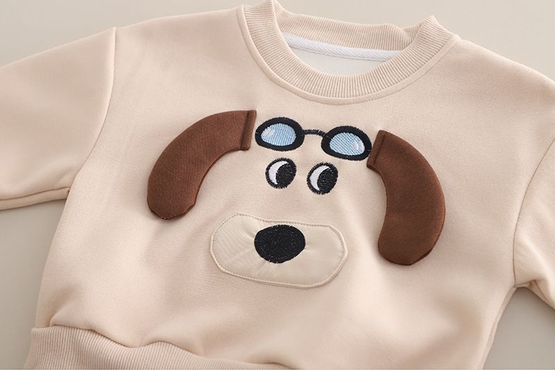Completo con cappuccio e pantaloni a righe per cuccioli da bambino, elegante nuovo completo primaverile-autunnale in due pezzi per neonati e bambini piccoli_voghion.com