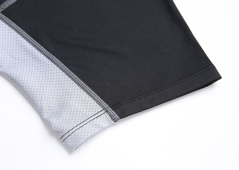 Vêtements pour hommes exercice musculaire vêtements de fitness élastiques deux ensembles de collants à séchage rapide pour hommes vêtements d'entraînement de course à sec_voghion.com