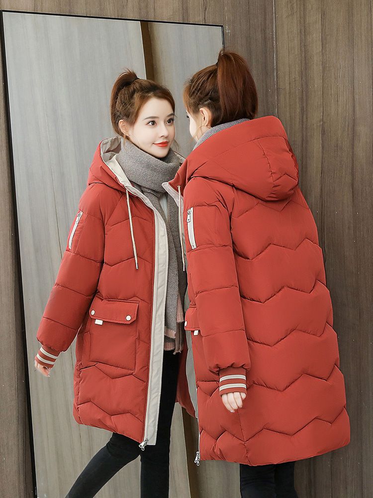 Women's Clothing Long Puffer Coat – Oversized Winter Jacket With Hood, Warm & Stylish_voghion.com