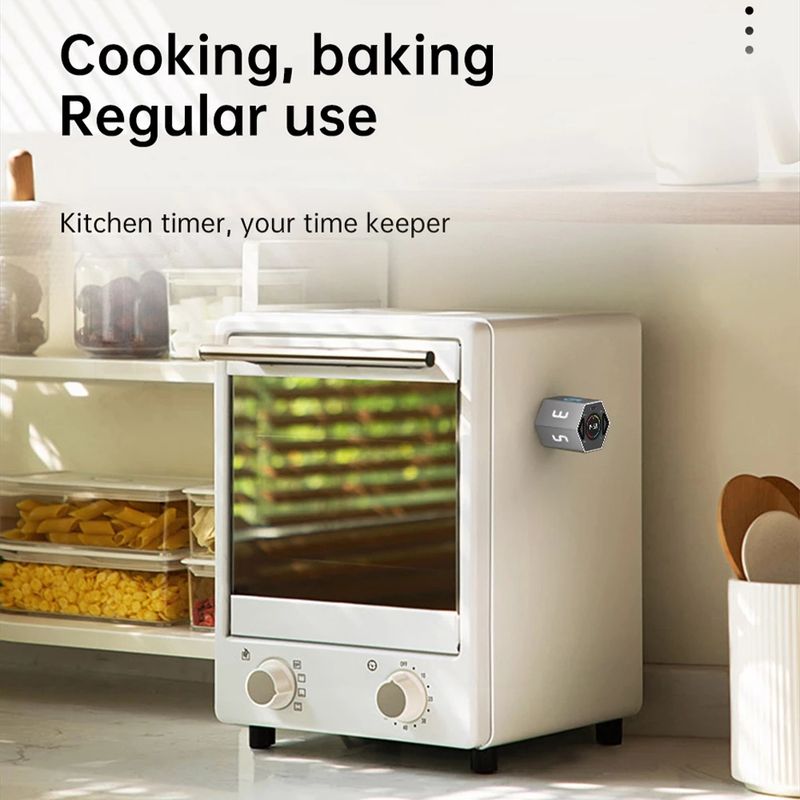 Minuterie numérique LED Mini réveil de cuisine USB Compte à rebours électronique Chronomètre Minuterie magnétique à bascule pour la cuisine Étude Douche_voghion.com