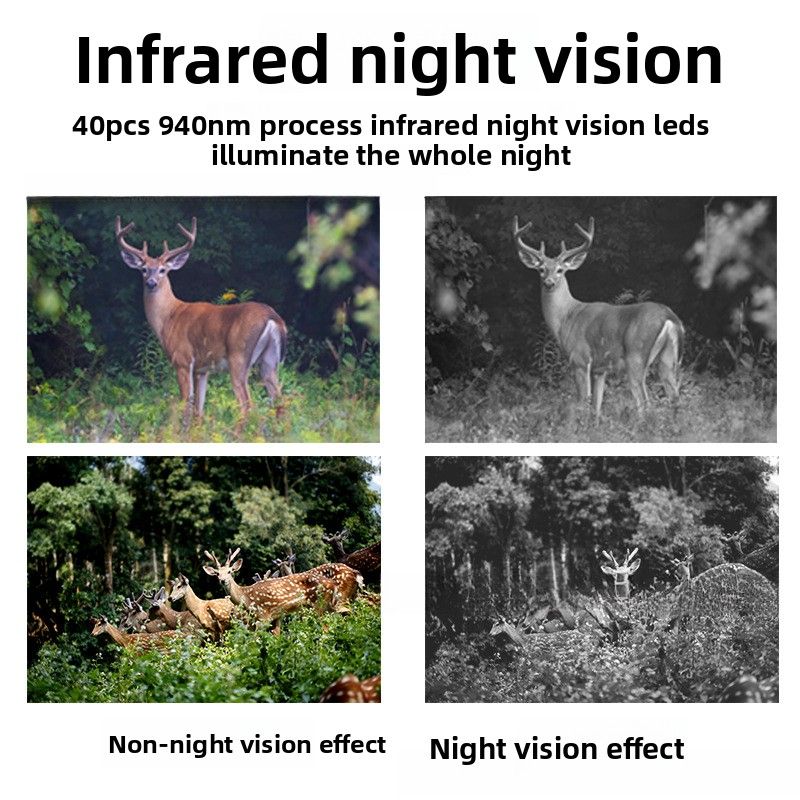 HD Waterproof Infrared Night Vision Sensor Tracking Outdoor Animal Hunting Camera_voghion.com