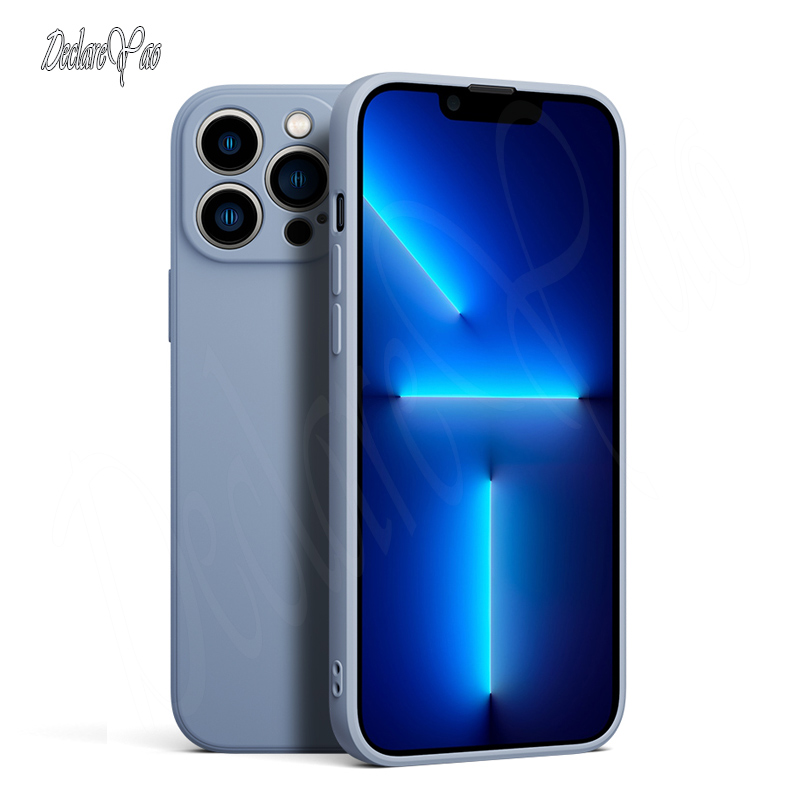 13 Pro Case DECLARAYAO Ultra Slim Silicone Coque Para Apple iPhone 14 12 11 Pro 14 Max X Xs XR SE 3 7 8 6 6S Plus Cover C_voghion.com