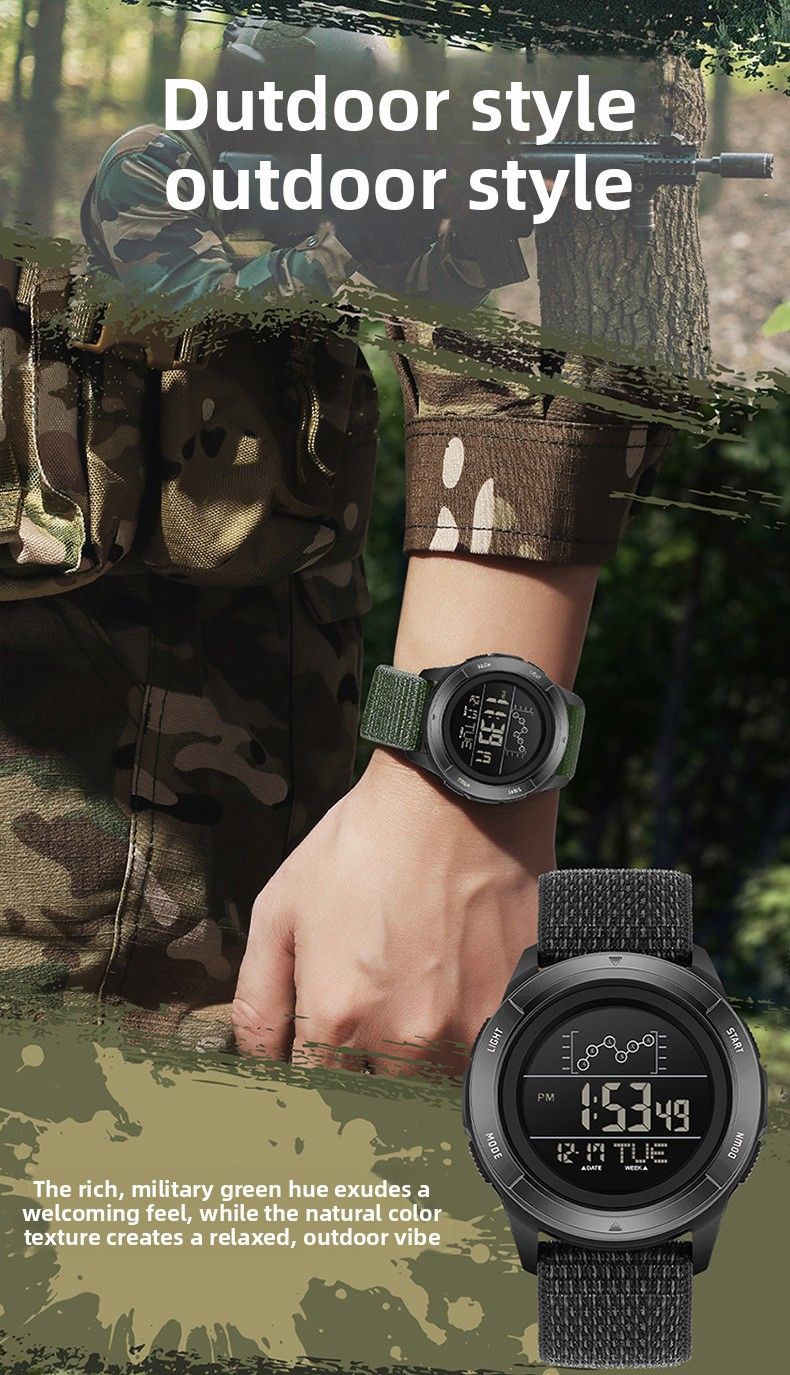 Sanda Hot-Selling Electronic Single Display, Multi-Function Alarm Clock, Student With Large Dial, Waterproof Outdoor_voghion.com