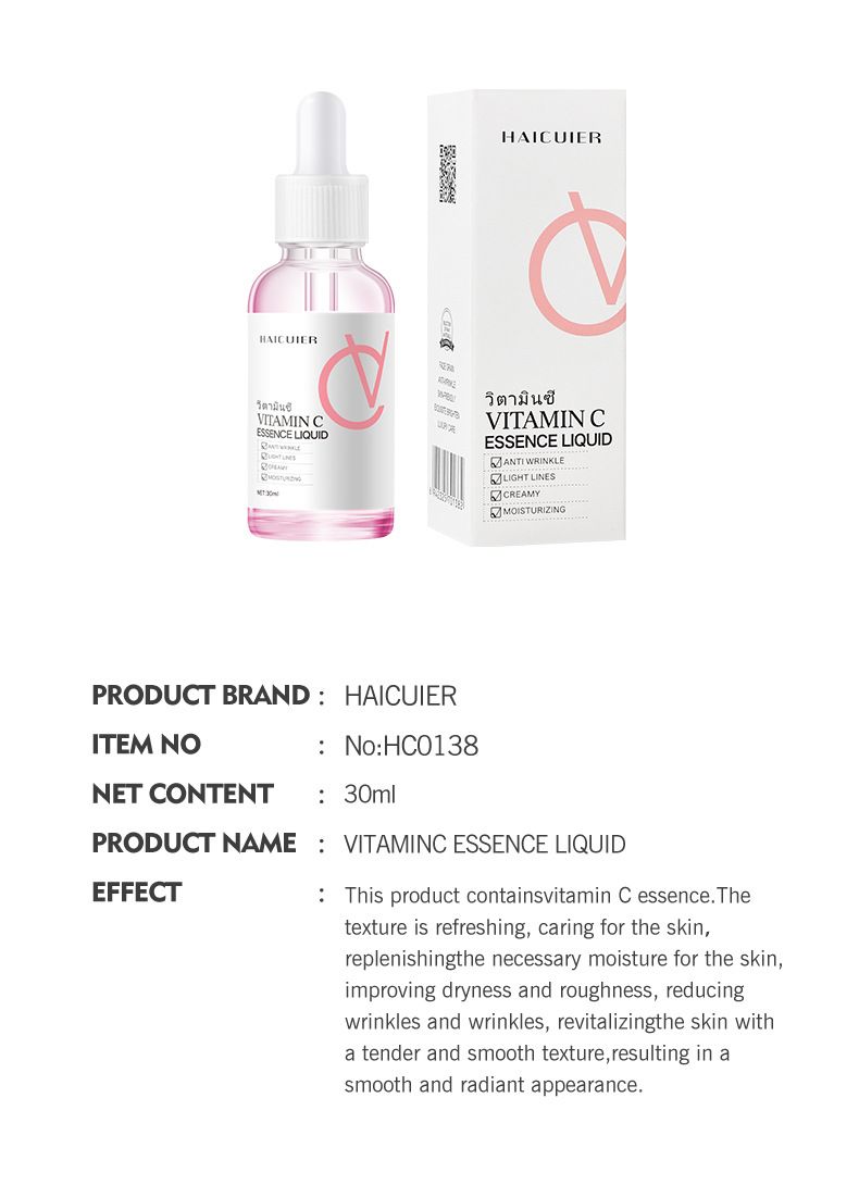 Serum Exclusive HAICUIER Vitamin C Essence Gentle Moisturizing And Repairing Essence Liquid_voghion.com