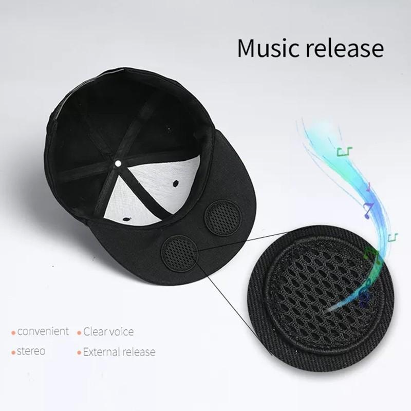 Vanjske bežične slušalice, šešir, bejzbol s kapom, glazbeni zvučnik, Bluetooth mikrofon, handsfree slušalice za trčanje_voghion.com