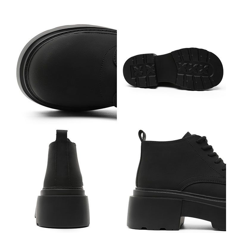 Kurze Martin-Stiefel mit dicker Sohle Trendy Retro Kurze Stiefel für Herren_voghion.com