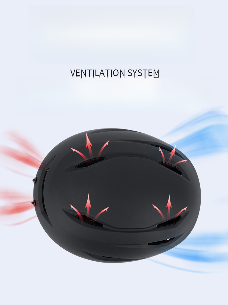Single and double board professional outdoor skiing helmet equipment, warm, breathable, anti-collision and safe skiing helmet_voghion.com