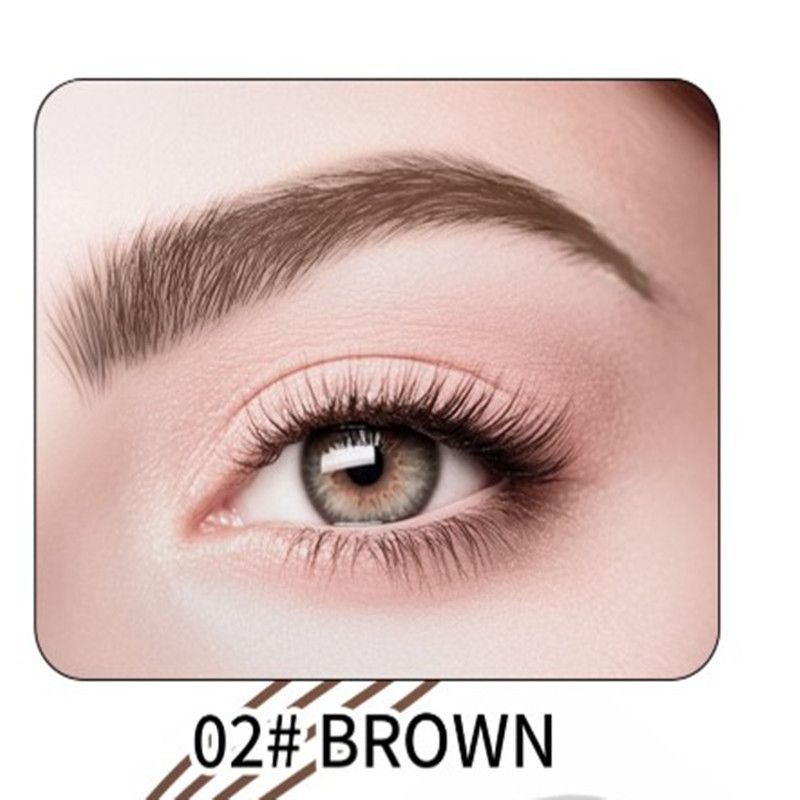 OCHEAL Double-headed Four-pronged Eyebrow Pencil Four-claw Eyeliner Waterproof And Sweat-proof Three-dimensional Wild Eyebrow Glue Setting Liquid_voghion.com