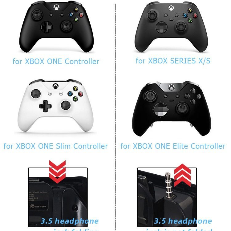 Suitable For One Series Game Controllers, Wireless Keyboard, Xbox Series S/X Input Keyboard With Joystick_voghion.com