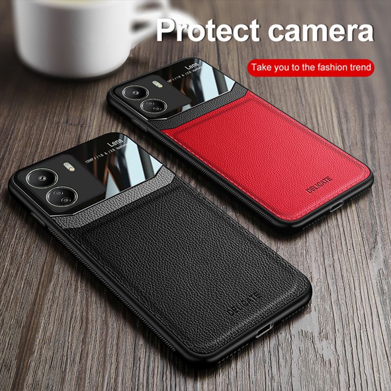 Case For Xiaomi Redmi 13C 12C 11A 4G Poco C65 leather Protective Back Cover redmy 13c 12c 11a poco c65 Shockproof Coque_voghion.com