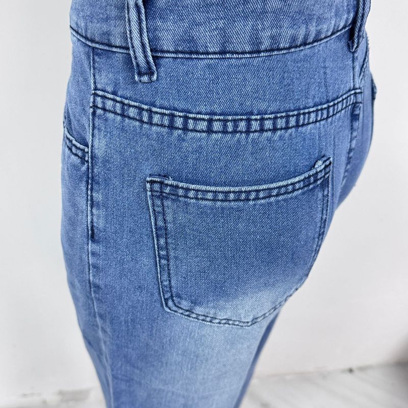 Jeans aderenti a vita alta non elastici da donna_voghion.com