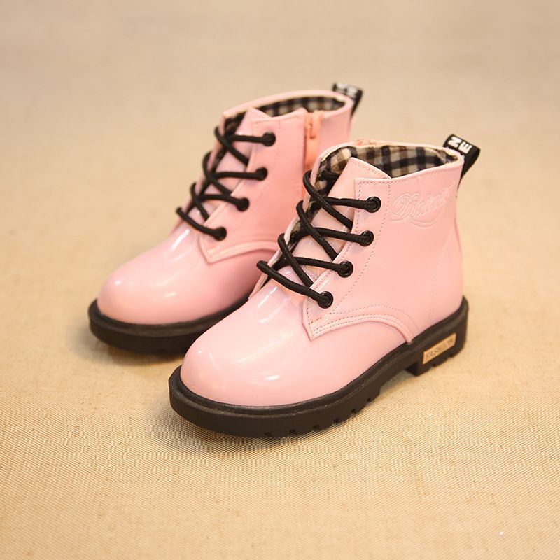 2025 Autumn And Winter New Children's Martin Korean Style Warm Shoes Snow Boots_voghion.com