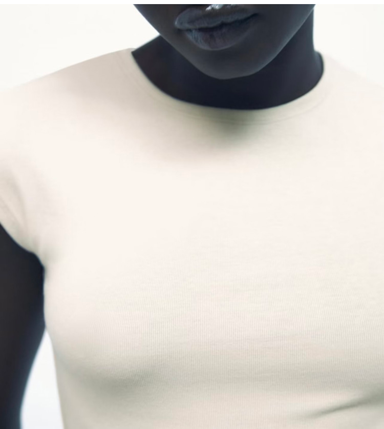 T-shirt corta basic da donna, girocollo, ultra-fashion, aderente, a maniche corte, a maniche corte_voghion.com