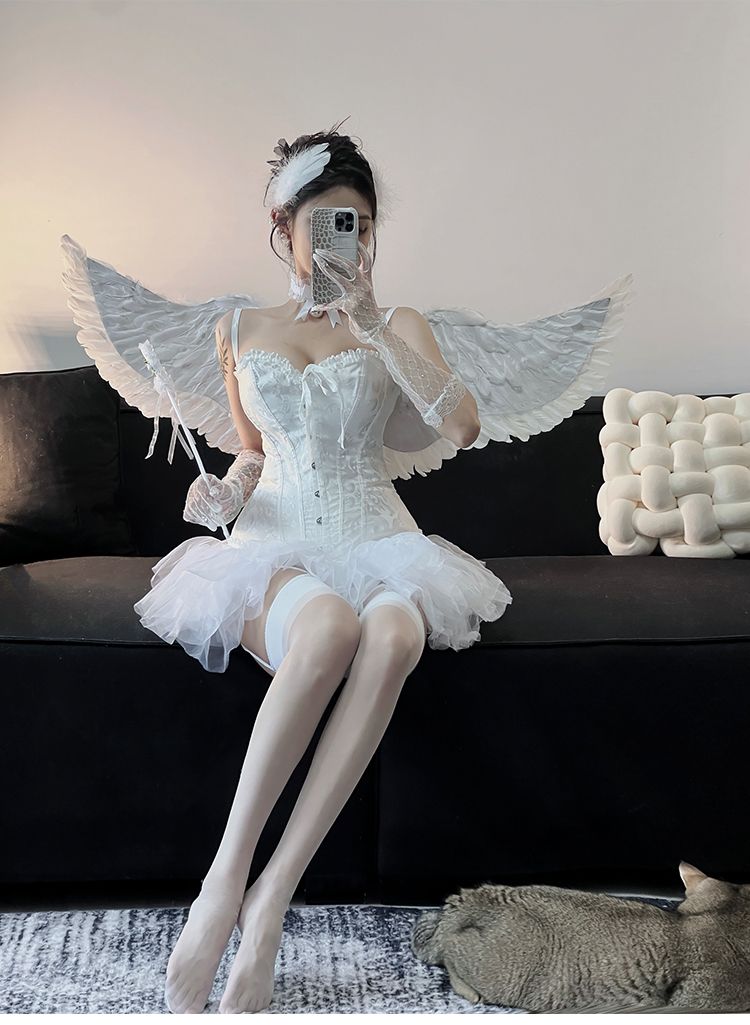 COS Pure Desire Girl Uniform Nachtbühne Königliche Schwester Sexy Kaninchen Teufel Engel Kostüm_voghion.com