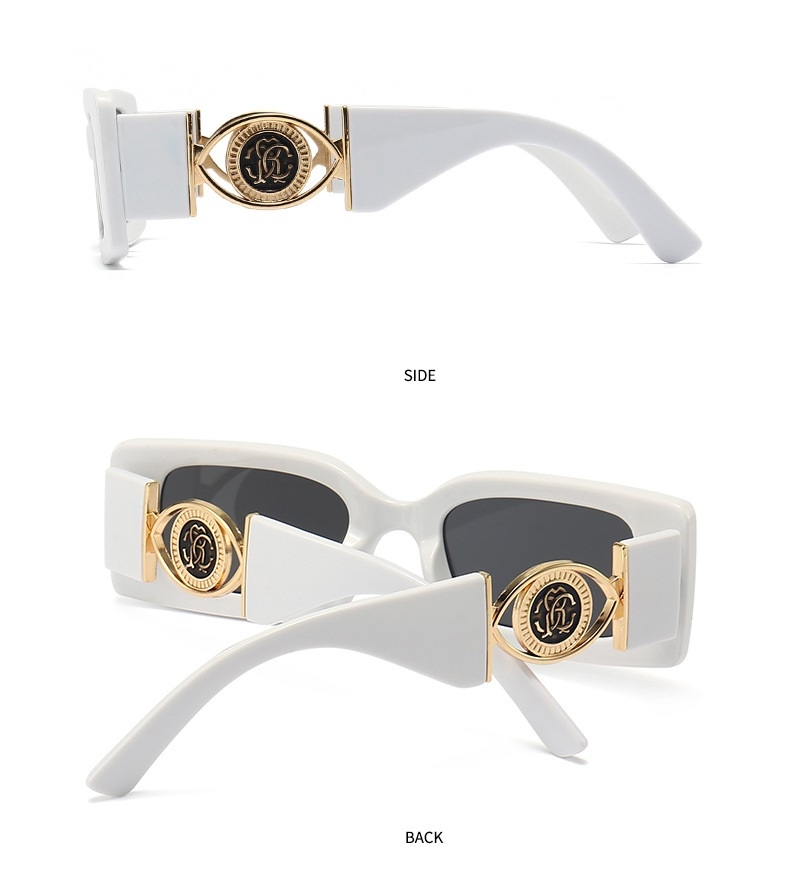 New Rectangle Sunglasses Women Men 2022 Vintage Fashion Square Female  Designer Black Sun glasses Male UV400 Eyewear_voghion.com