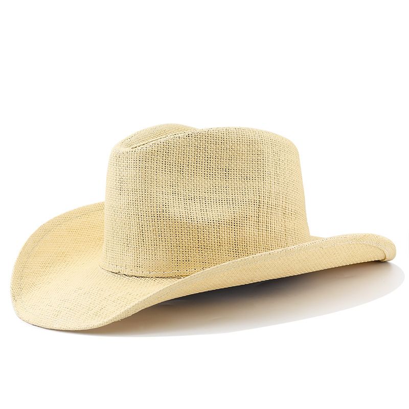 Új dzsessz férfiaknak és nőknek tavasszal és nyáron, ajándék nagy ereszekkel napvédelem és árnyékolás céljából, western cowboy kalapok_voghion.com