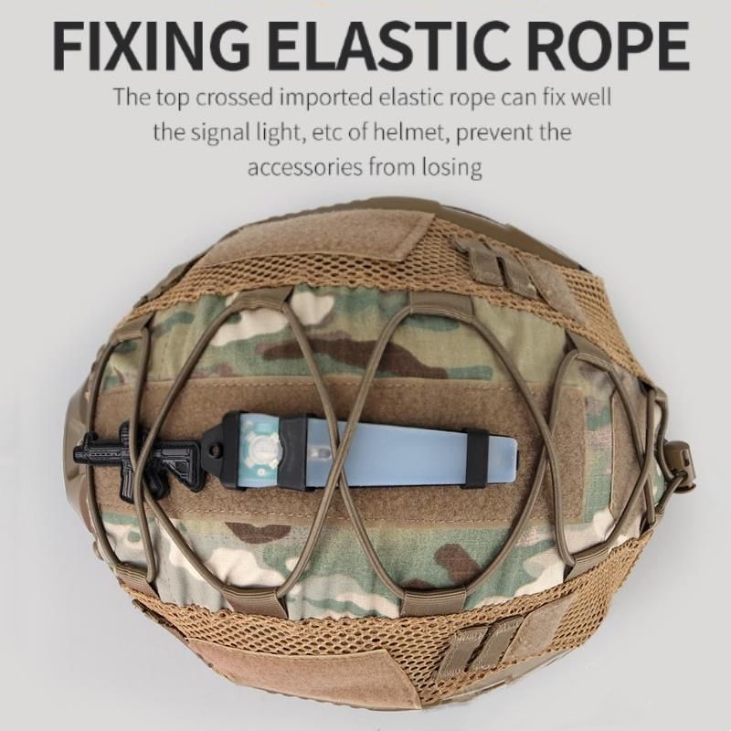 Copertura per casco da combattimento mimetica per fucile ad aria compressa, caccia militare da combattimento CS FAST PJ/BJ/MH, accessori per casco ad alto taglio, espansione_voghion.com