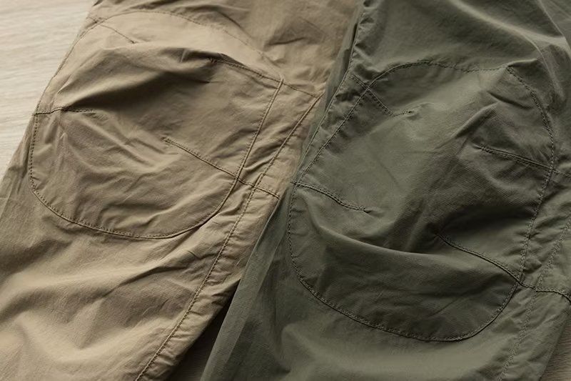 Men's Vintage Cargo Pants - Lightweight Tactical Work Pants With Multiple Pockets, Adjustable Drawstring Waist, Olive Green & Khaki_voghion.com