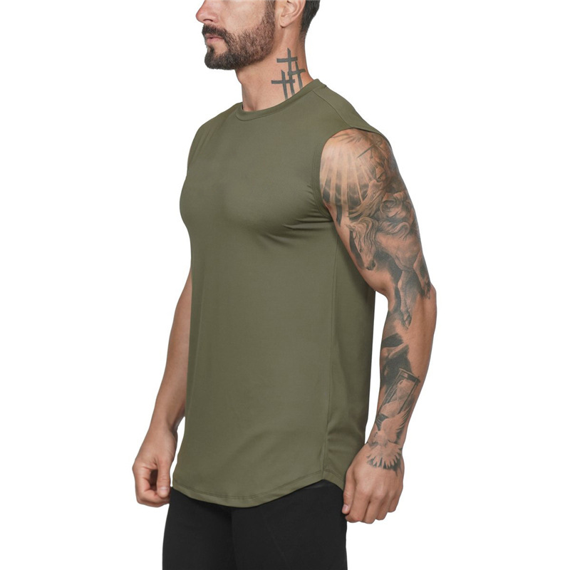 Light Board No Summer Sports ärmelloses T-Shirt für Herren, Fitness-Tanktop, Lauf-Trainings-Top_voghion.com