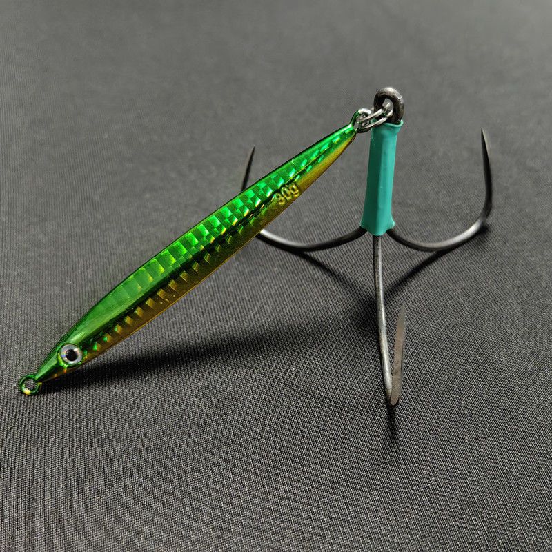 Blade Scale Casting Large Lure Fishing Gear Full Set Spear Hook Slim Long Iron Plate_voghion.com