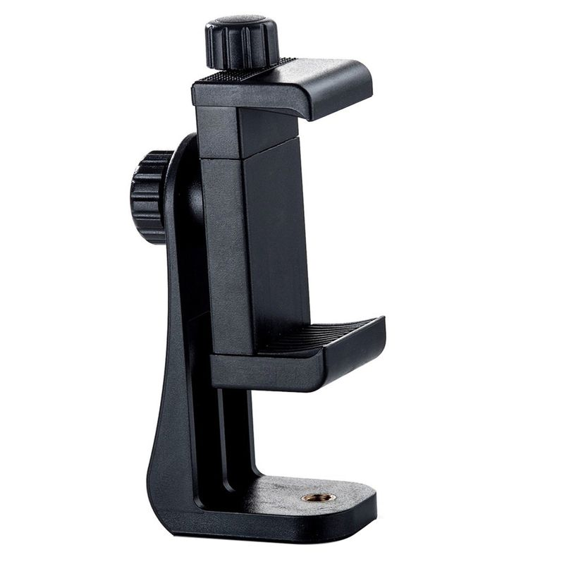 Kunjiuyou Universal Smartphone Cell Phone Holder Tripod Adjustable Clamp Mount Adapter-Black_voghion.com